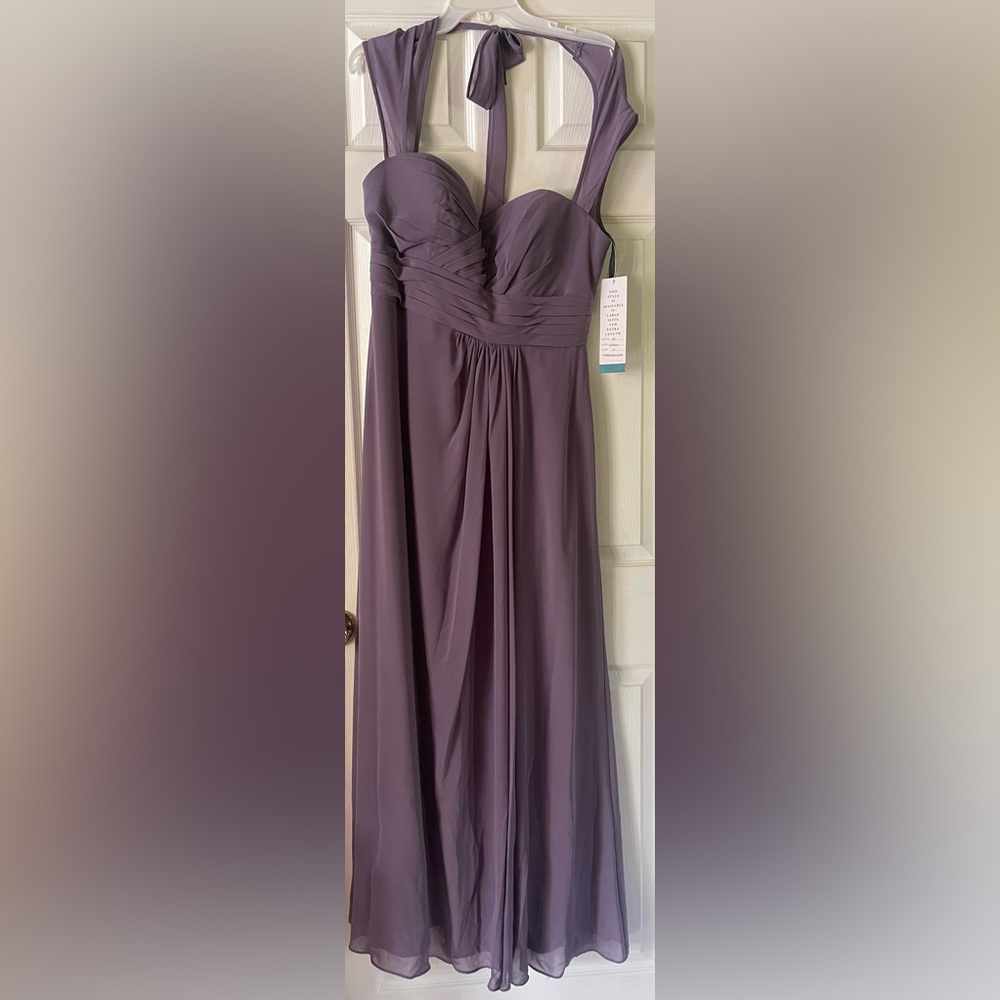 Bill Levkoff 485 Bridesmaid dress in Victorian Lilac NWT